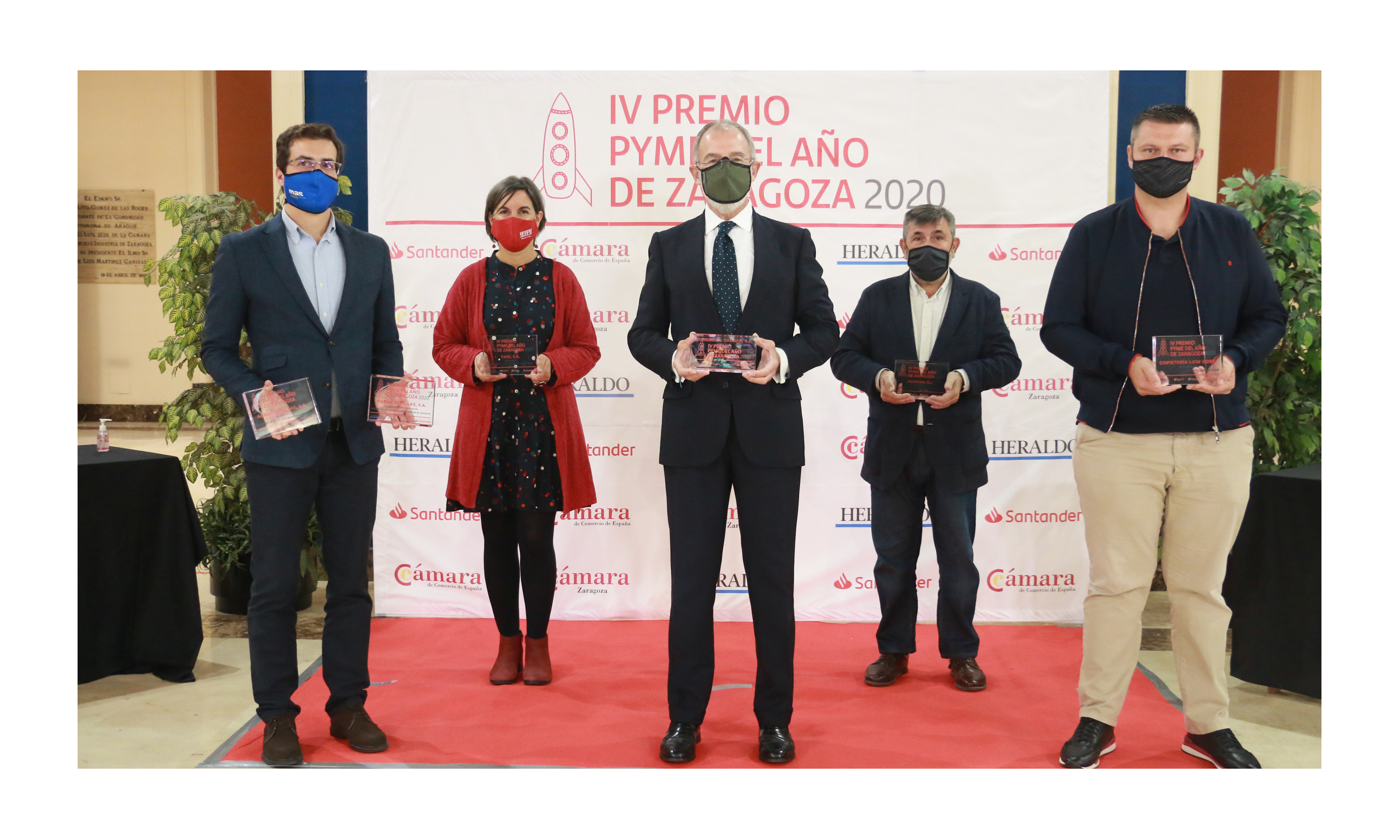 Banco Santander y Cámara Zaragoza lanzan la quinta edición del Premio Pyme del Año