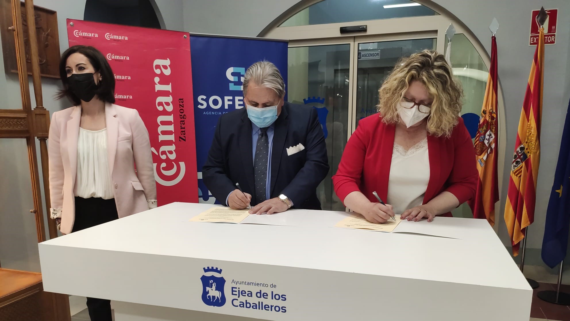 La Cámara de Zaragoza elaborará un estudio sobre la incidencia de la crisis de la Covid en el desempleo de Ejea