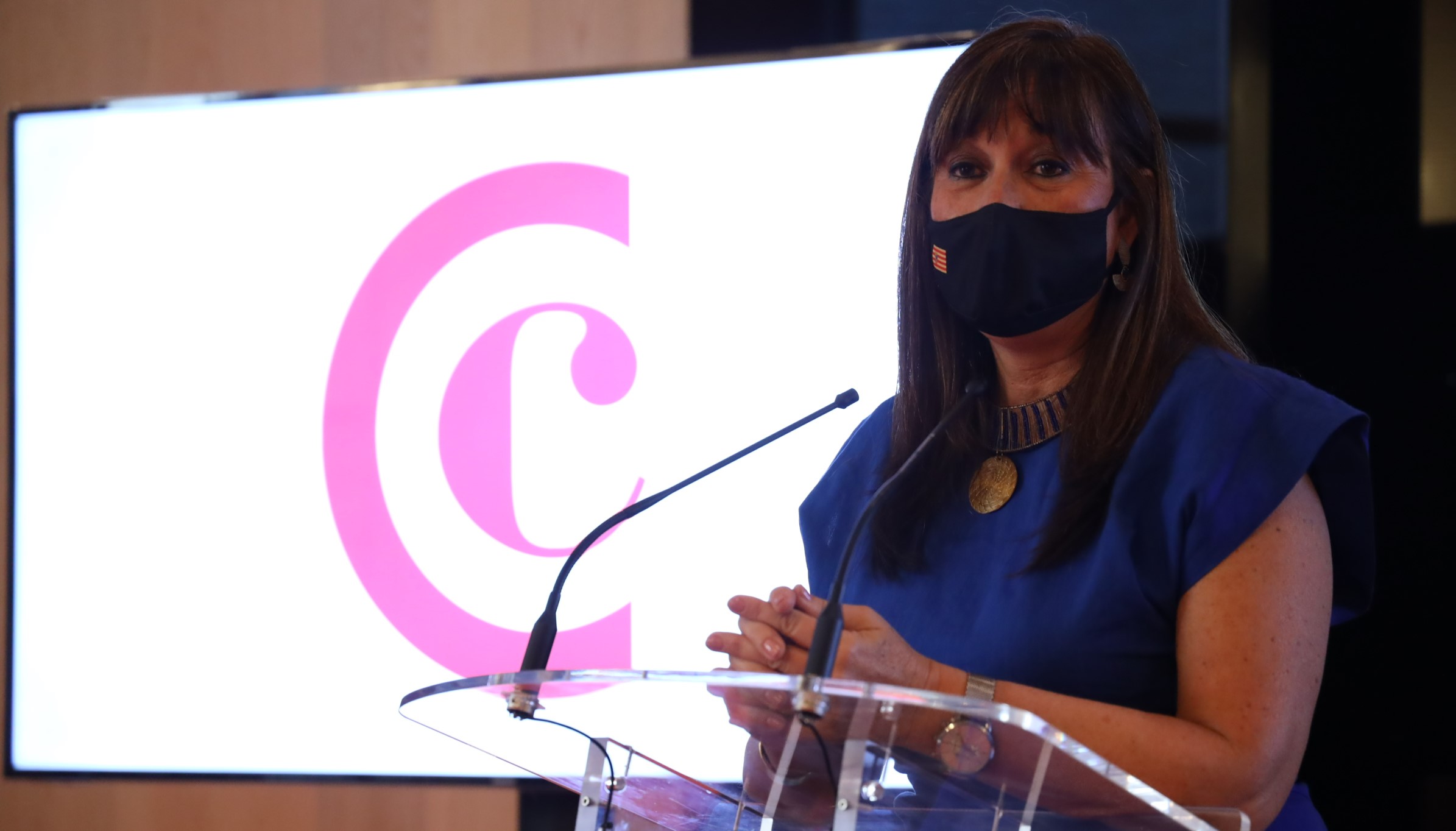 Sira Repollés mantiene un encuentro con empresarios del Club Líder