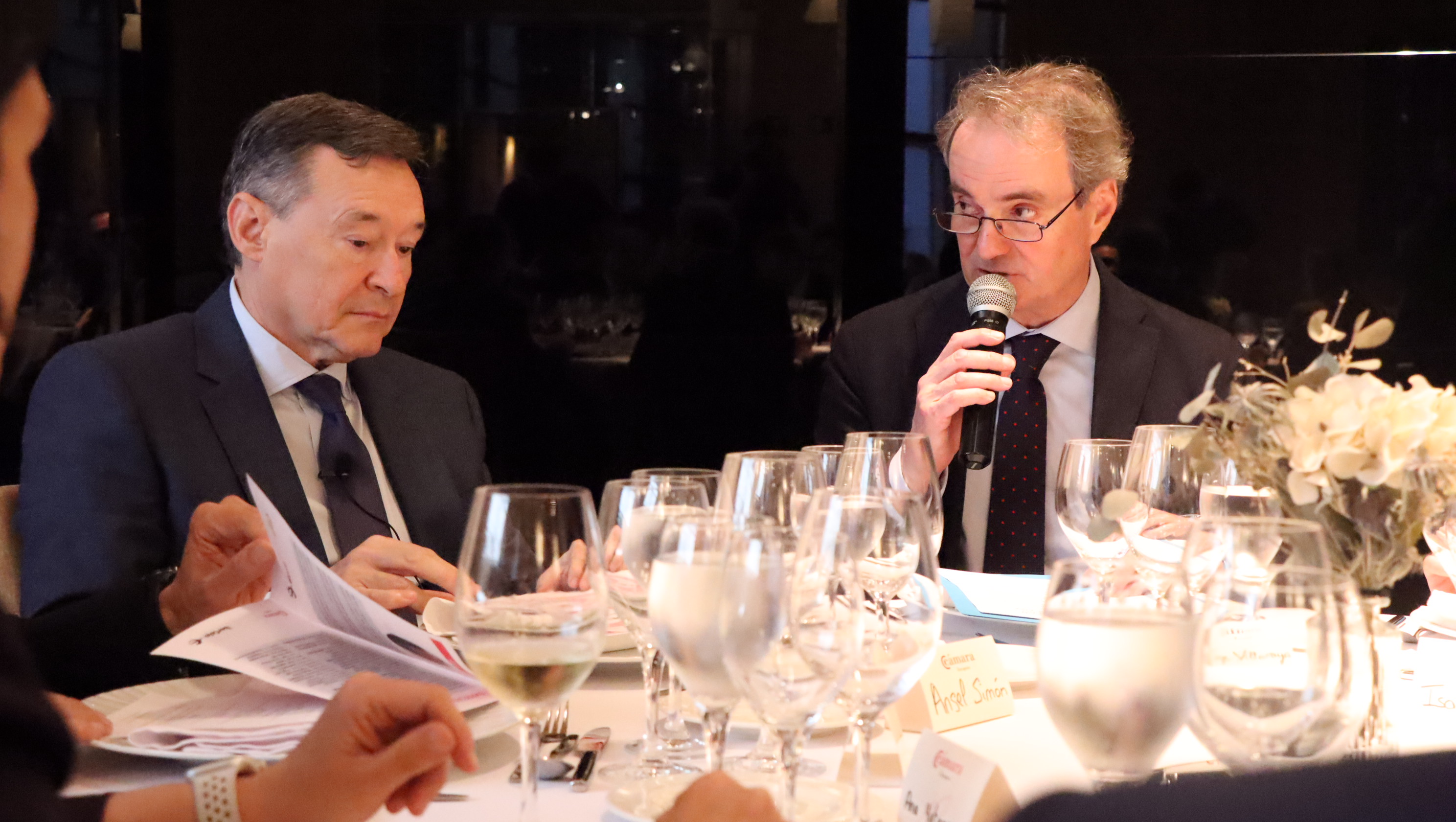El consejero delegado de CriteriaCaixa, Ángel Simón, protagonista del almuerzo coloquio de Club Líder de la Cámara de Zaragoza