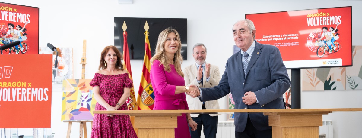 Las Cámaras aragonesas renuevan su compromiso con Volveremos