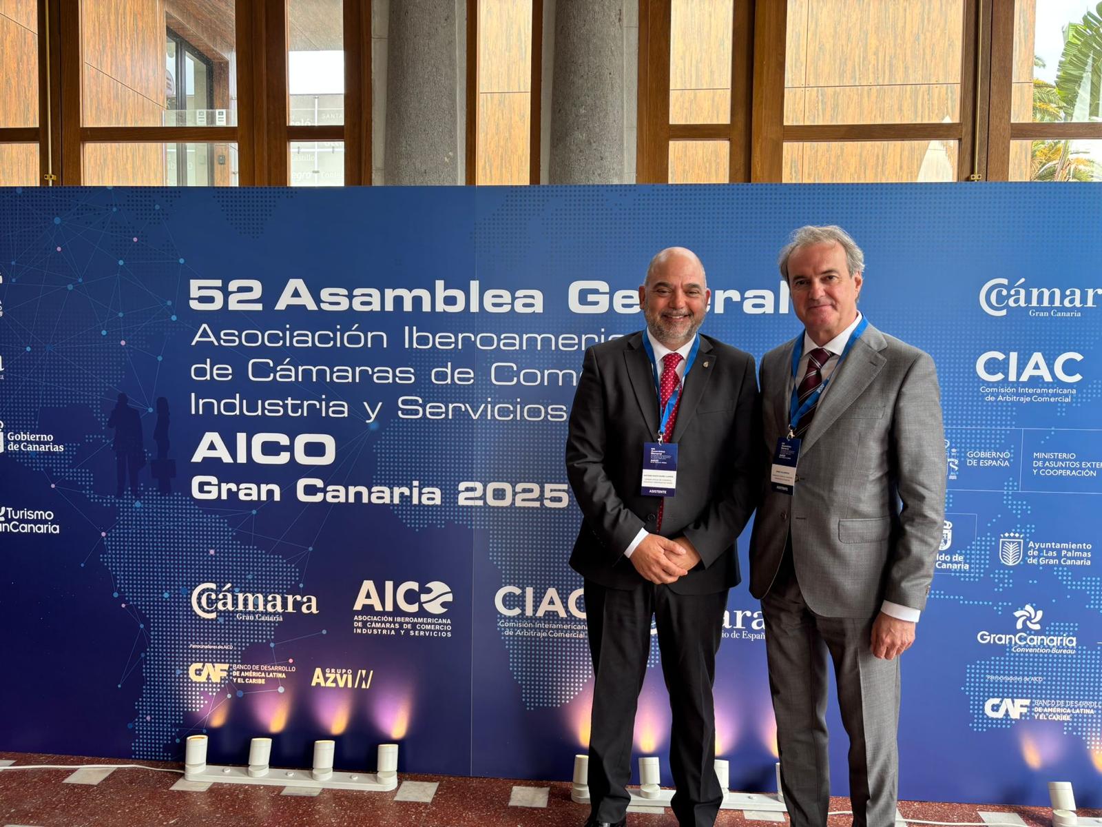 El presidente de la Cámara de Zaragoza participa en la Asamblea Iberoamericana de Cámaras de Comercio