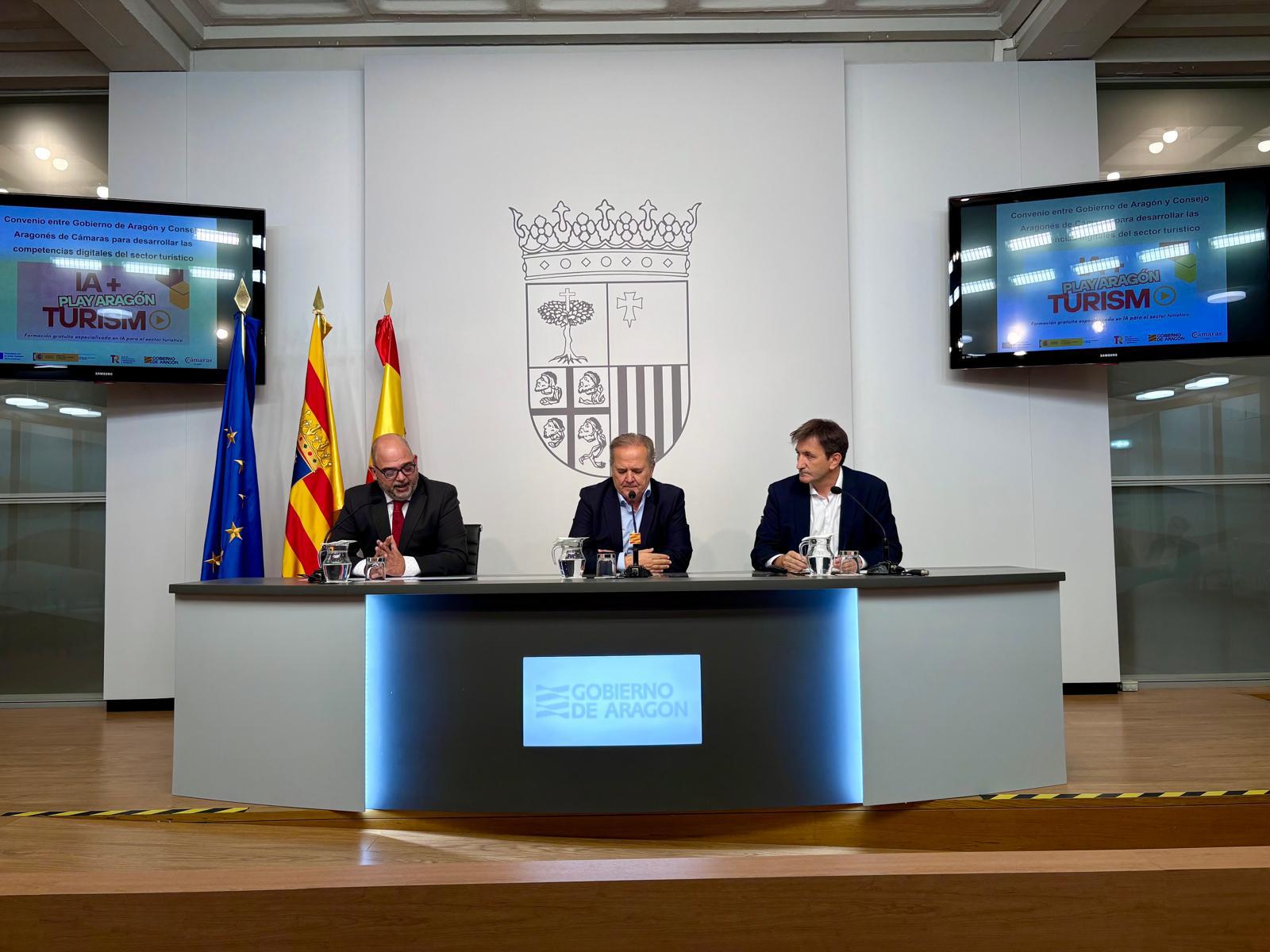 El Gobierno de Aragón y las Cámaras de Comercio presentan un ambicioso programa de competencias digitales para el sector turístico